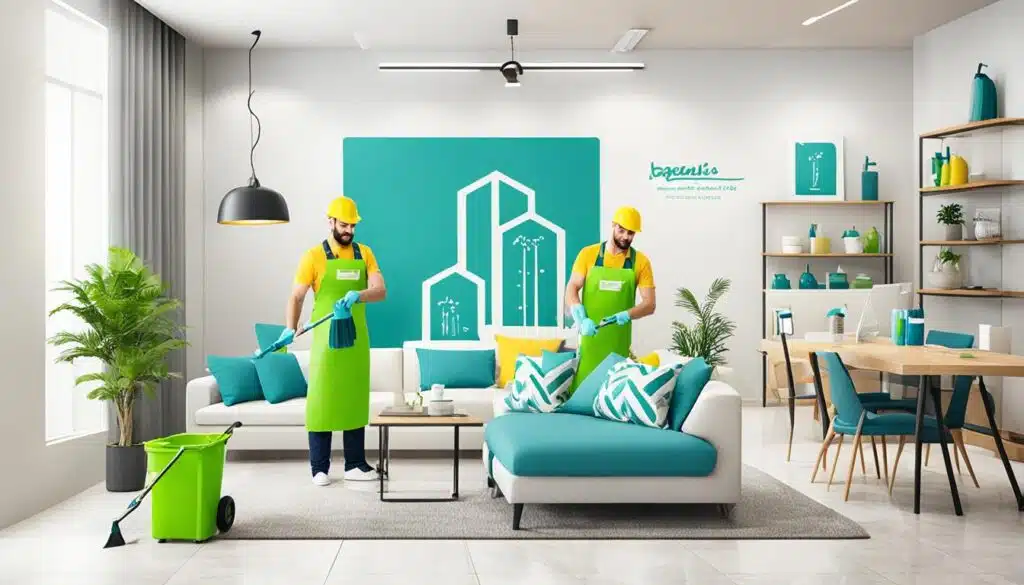 شركة تنظيف بجدة — فريق إكو كلين أثناء التنظيف العميق بالبخار